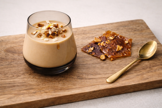 Panna cotta med mælkebøtterod
